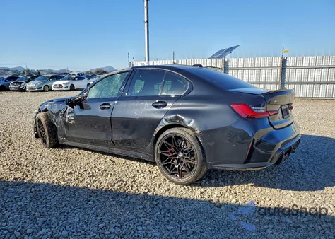 2024 BMW M3 Competition z USA, uszkodzony, nr VIN WBS43AY06RFS68363